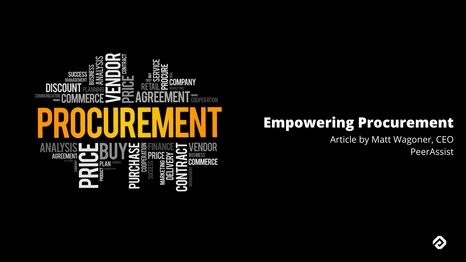 Empowering Procurement
